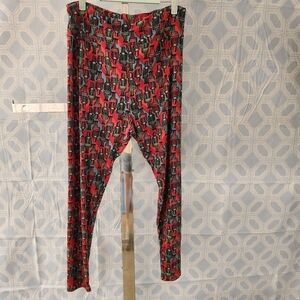 NWOT LuLaRoe Tall and Curvy Leggings. Nutcracker Print Sz TC2